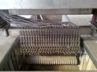 Línea de galvanizado en caliente de alambre de acero